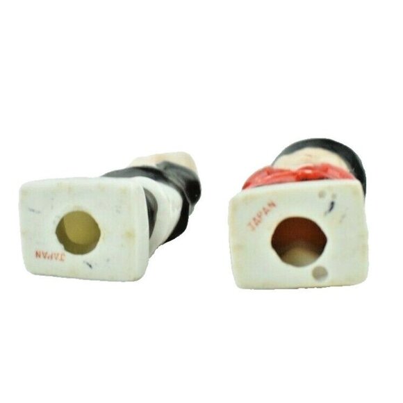 Bowing Oriental Couple Figurines Mid Century Vintage 4 inch tall - Picture 5 of 9